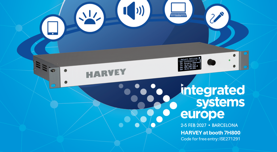 HARVEY at ISE 2027 booth 7H800