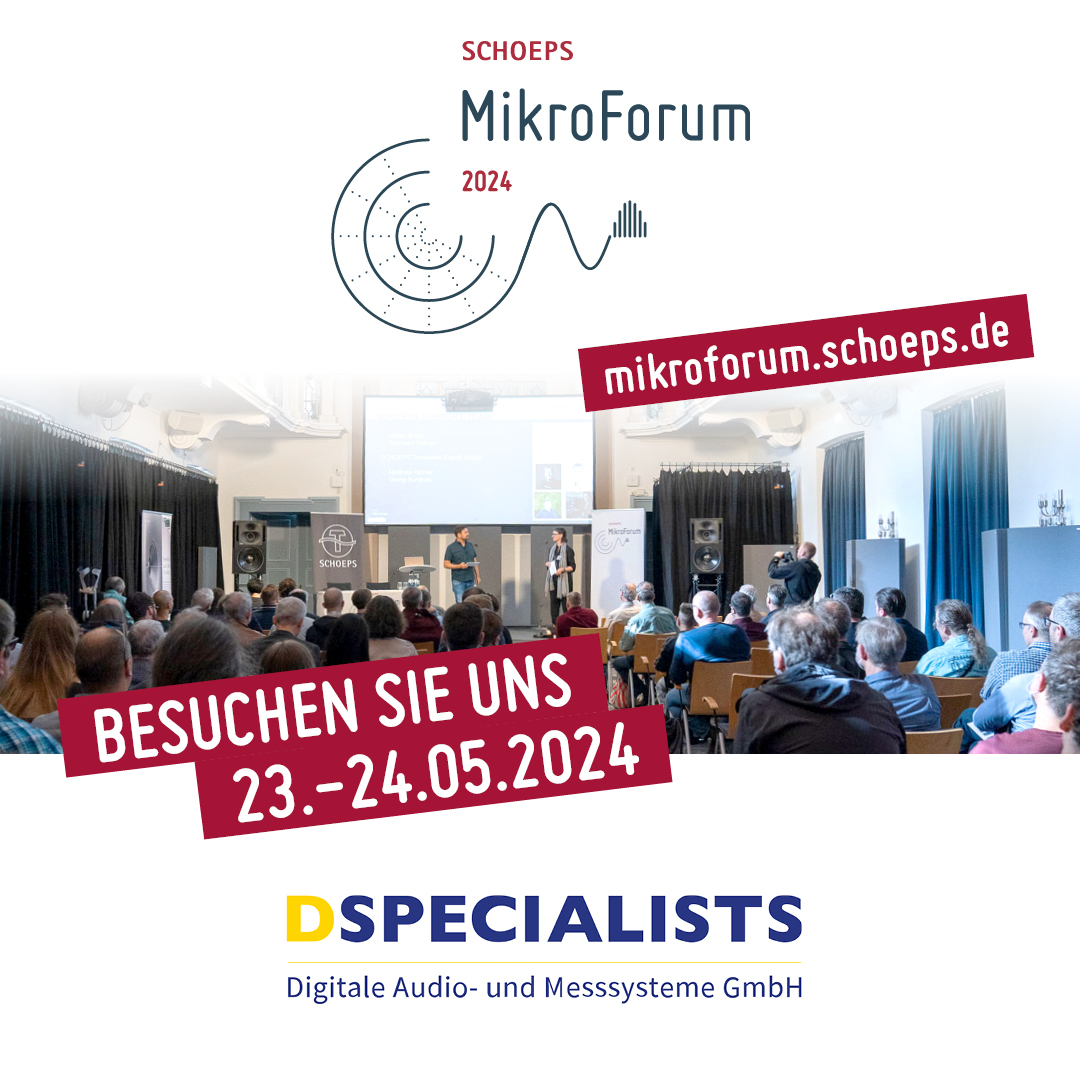 SCHOEPS MikroForum 2024 Karlsruhe