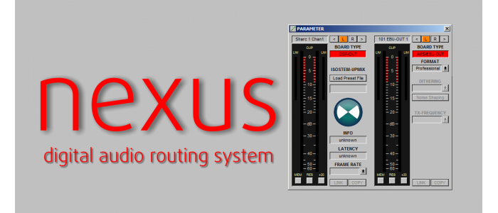 ISOSTEM Plug-in für Audiokreuzschiene NEXUS